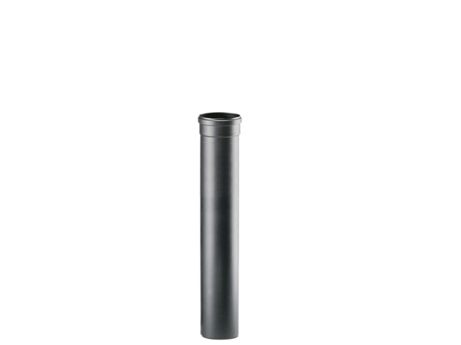ALLINOX KIT Completo Canna Fumaria Tubi Per Stufa a Pellet Canale Da Fumo In Acciaio Nero Antigraffio Impianto Uscita Fumi Da Interno MADE IN ITALY (DN 80)