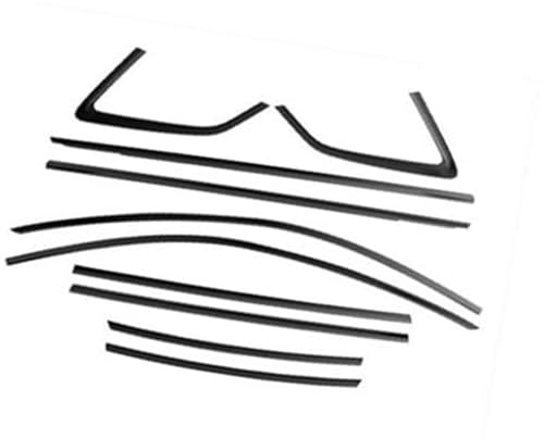HUVNEXA Burletes for puertas y ventanas, burletes for ventanas exteriores de automóviles, burletes, faldones laterales, tiras adhesivas, for A3 S3, for Hatchback 2021 2022 2023 Tira de sellado para ve