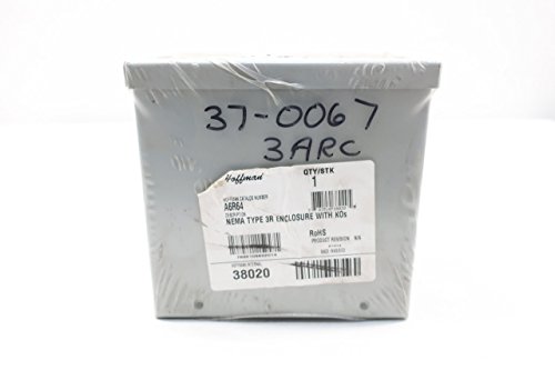 HOFFMAN A6R64 Steel Screw Cover Enclosure 6IN X 6IN X 4IN D606242