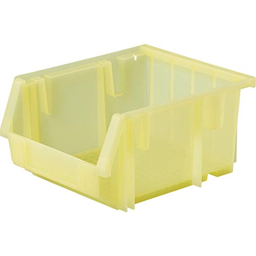 Trusco Nakayama VN-3N-CY VN Shaped Container, 1.3 gal (3.8 L) Clear Yellow