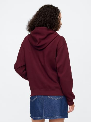 Image of GAP Women's Logo Hoodie Hooded Full Zip Sweatshirt