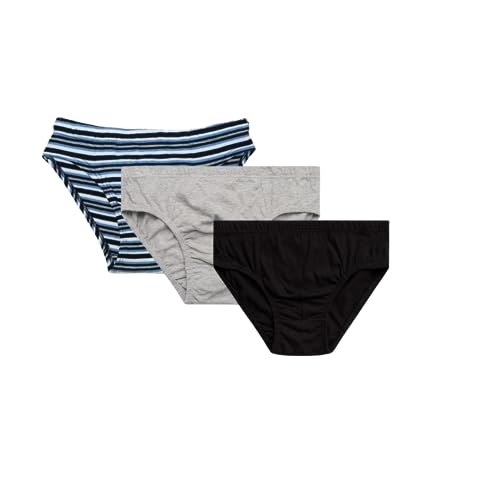 Image of Acumen Men's Underwear Briefs 3-Pack - 100% Combed Cotton, Anti-Bacterial Technology - Premium Ultrasoft Waistband
