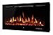 Produktbild Noble Flame Paris Schwarz 1150 (115 cm / 45) - Elektrokamin Wandkamin Kaminofen Kamin - Wandmontage Fernbedienung - 14,5 cm Einbautiefe