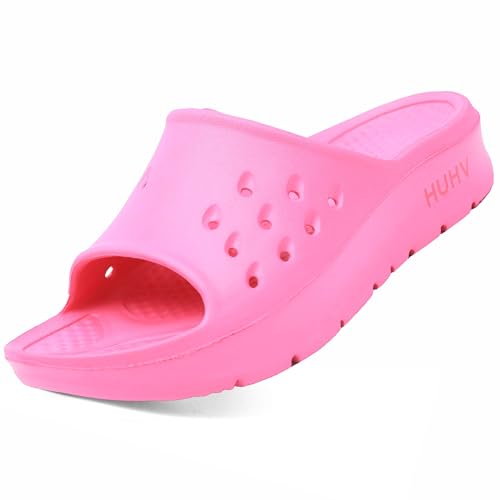 HUHV MAX Cushion Women's Arch PodTech Recovery Slide - Pink Berry, 11 M