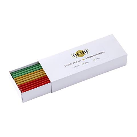 Veladoras Danilovo de cera de abeja multicolor Cover
