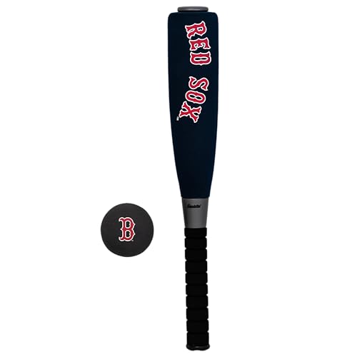 Franklin Sports Boston Red Sox Foam Bat & Ball Set - Soft Jumbo Team Baseball Bat and Ball Team Logo - MLB Official Licensed Product