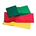 TheraBand Resistance Bands Set, Professional Non-Latex Elastic Band For Upper & Lower Body Exercise, Strength Training without Weights, Physical Therapy, Pilates, Rehab, Yellow & Red & Green, Beginner