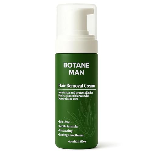 Botane Man Hair Removal Cream, Botane Hair Removal, Pain-Free Intimate 𝐇air 𝐑emoval for Men, Quick & Gentle No-Shave 𝐇air 𝐑emoval Spray