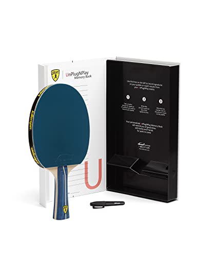 Killerspin Recreational Ping Pong Paddle, Table Tennis Racket With Wood Blade, Jet Basic Rubber,Navy Blue - Thumbnail 2