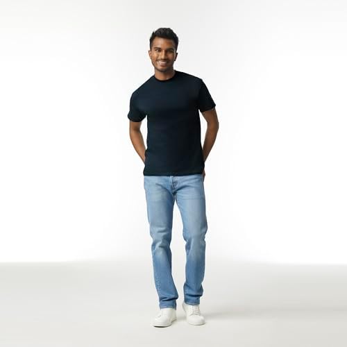 Gildan Adult Ultra Cotton T-Shirt, Style G2000, Multipack, Black (2-Pack), 3X-Large - 2