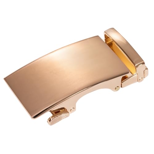 Image of Dubulle Men's Ratchet Belt Gold /Black /Red /Green /Blue /White Automatic Buckle Business Casual Belt Gift - Adjustable Fit