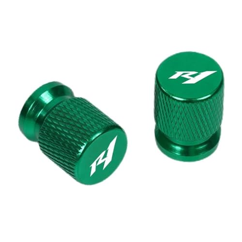 Valve de pneu YZF R1M capuchon vert pour sorties moto et piste