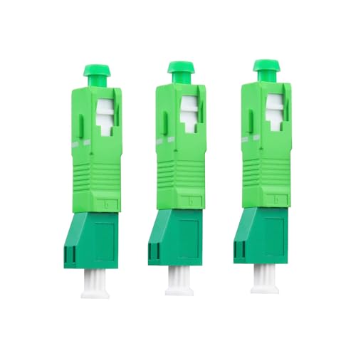 Adaptateur hybride SC/APC mâle vers LC/APC femelle monomode 9/125 de haute précision