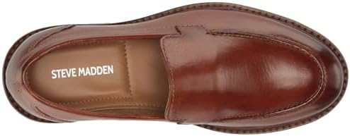Steve Madden Boys Shoes Boy's General Loafer, Cognac, 6 Big Kid | Image 4