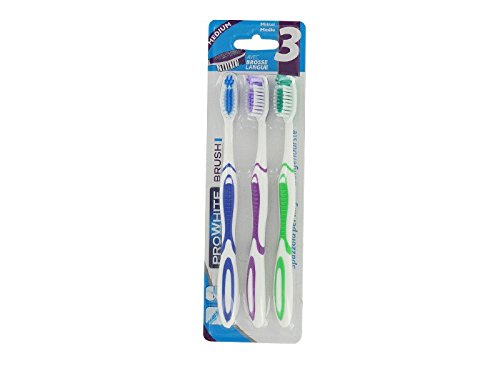 DECTRA PHARM - Lot de 3 Brosses à Dents Médium Pro White Brush - 886ABF3C0905F Cover