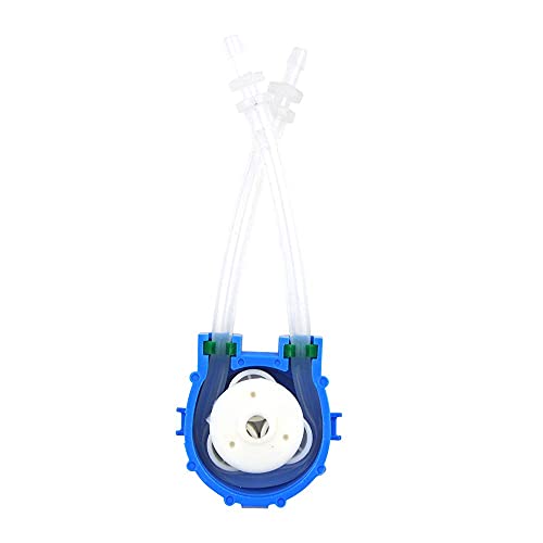 Image of Low flow peristaltic pump 12V dc Kamoer NKP DIY liquid small dosing pump for aquarium lab analytical 3mm ID x 5mm OD Blue