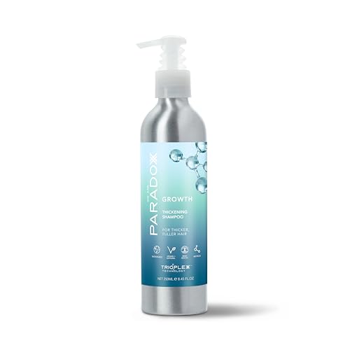 WE ARE PARADOXX Growth Thickening Shampoo For Women 250ml, Revitalises Scalp, Thickens Roots, Strengthens Hair Bonds, Caffeine, Peppermint, Gift For Her, Vegan and Cruelty Free