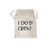 Rulbelok Elegante bolsa de lino con cordón para recuerdo de boda con estampado significativo para despedida de soltera, ceremonia de boda, accesorios de boda con cordón, Patrón 3, 15X20