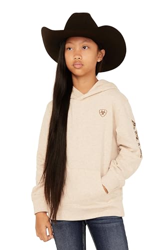 ARIAT Girls' Boot Barn Exclusive Leopard Logo Hoodie