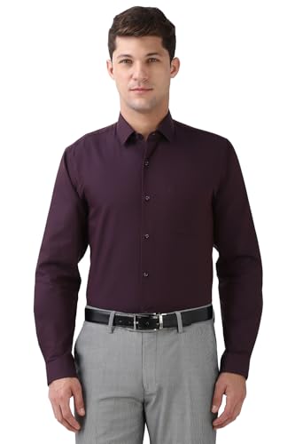 Image of Peter England Mens Polycotton Slim Fit Shirt