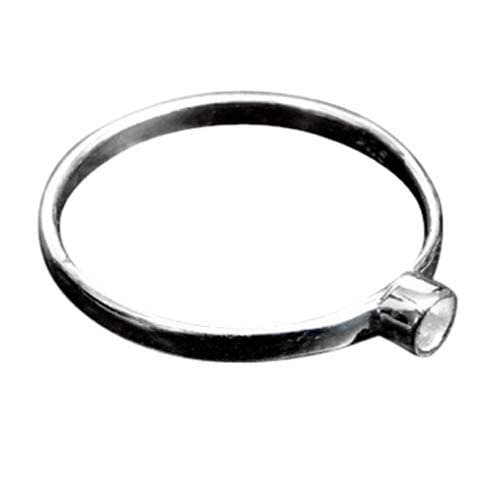 925 Sterling Silver Round Bezel Blank Cup Ring Setting Cup, 3MM To 6MM Round Bezel, Depth Of Bezel Is 2MM, Tiny Round Bezel Setting