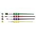 Faber-Castell Soft Grip Paint Brush Set - Kids Paint Brushes - 4 Assorted Paintbrushes for Watercolor and Tempera Paint (F181600)