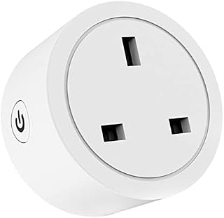 ZigBee Smart Plug, 16A UK Standards Smart Outlet Socket Works with Alexa and Google Home, WiFi Mini Plugs with Voice Control, APP Control, Energy Monitoring, Timer Function, Hub Required.