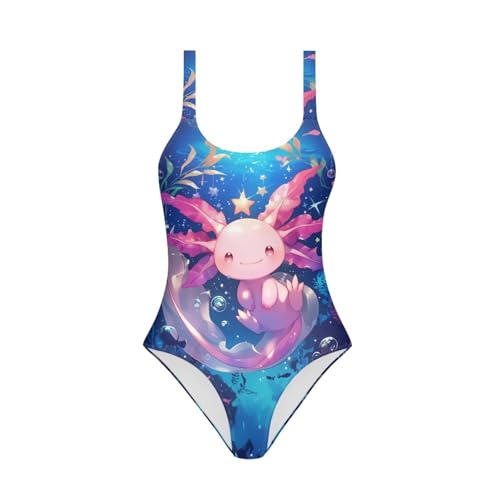 Image of Uourmeti Girls' One-Piece Swimwear Halter Bathing Suit Big Kids Summer Beach Swim Suits Swimming Wear