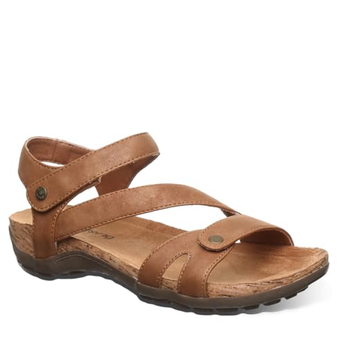 BEARPAW Women's Solana Hickory Sandal Size 6