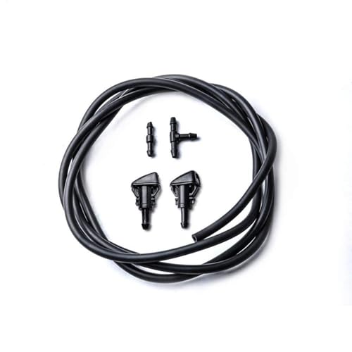 Boquillas De Limpieza De Parabrisas - Juego De Boquillas De Lavado De Coches, Boquillas De Pulverización De Parabrisas De Coche | Parabrisas De 2 Metros Con Juego De Tuberías De Riego