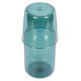 Carafes à eau avec couvercle : la texture de la bouilloire à eau froide est bonne, et elle a l'air et élégante. avec une tasse, il est pratique pour boire de l'eau, et il peut également être utilisé couvercle lorsqu'il n'est pas utilisé, vous apportant une bonne expérience.