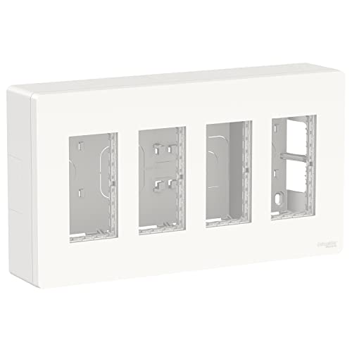 Schneider Electric NU124418 Puesto De Trabajo 4 Columnas Superficie Polar