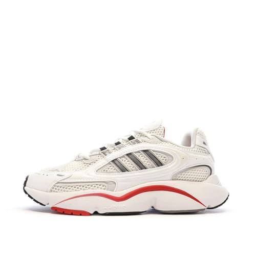 adidas Ozmillen - Zapatillas blancas y rojas para hombre, blanco, 45 1/3 EU