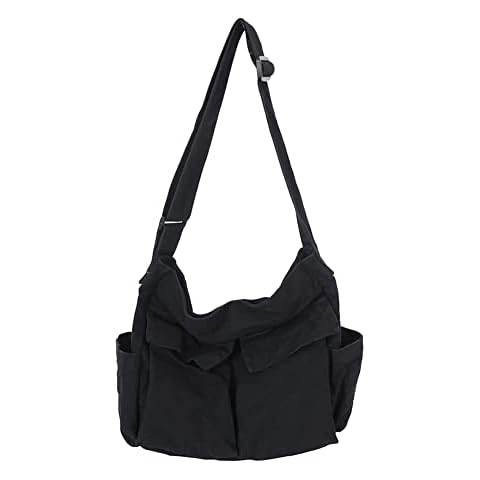 GSenhui Umhängetasche Herren, Canvas Tasche Crossbody Bag Cover