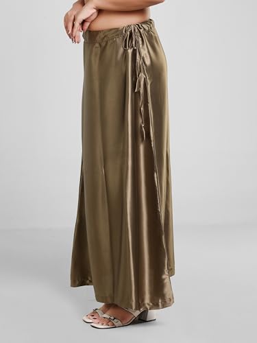 Image of Madhu Fashion Women's Satin Saree Petticoat Saree Underskirt