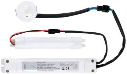 3W LED Emergency Downlight Non Maintained 3hr 200lm 4000K IP20 Cut Out 35mm