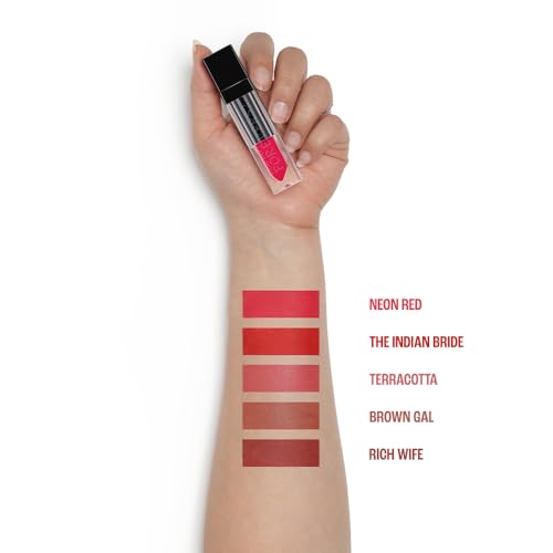 Image of Daily Life Forever52 Smooth Longlasting Liquid Matte Lipstick (Neon Red, 5.5ml)