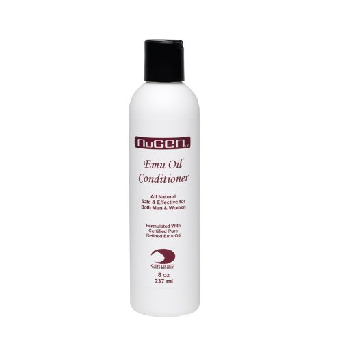 Nugen Emu Oil Shampoo and Conditioner 8 oz each Eliminates Dry Scalp