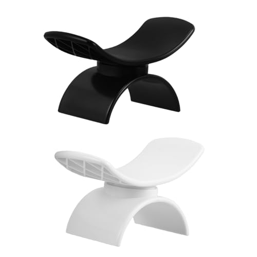 Frcolor 2個 ネイルアートハンドピロー ネイルクッションハンドレスト マニ アームレストピロー ネイルハンドレスト ネイルテーブルアームレスト 爪枕 プラスチック 白い