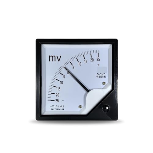 Voltmètre bidirectionnel 6c2 pour mesurer les inversions de polarité continue 25 100 mV