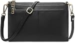 SENDEFN Sac en cuir pour femmes Petits coussins d'embrayage Sac à main pour épaules Sac à dos pour femmes RIFD Fentes de cartes