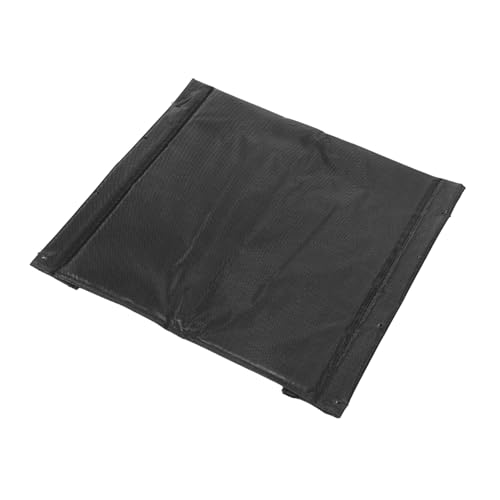 DECOMELODY Cojín para Asiento De Silla De Ruedas Acolchado, Tela Oxford Negra, Repuesto Transpirable y Resistente, Fácil De Limpiar, Compatible para Uso Prolongado Interiores y Exteriores
