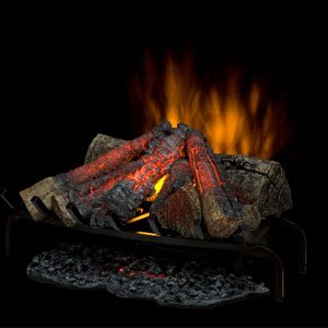 Amazon.com: Dimplex DLG1058 Open Hearth Fireplace Insert with Faux Logs  Bed, Black : Home u0026 Kitchen