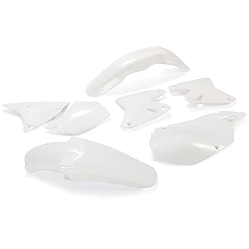 HECASA Plastic Kit Compatible with All Years SUZUKI DRZ400 DRZ400E DRZ400ES DRZ400S DRZ400SM Replacement for 2041080001 White 7Pcs by HECASA - Image 2