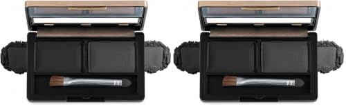 Image of FASHION COLOUR Dual Eyebrow Powder Kit With Spoolie | Powder With Brush | Long-Lasting | Natural Looking Brows | Rich Color Payoff | Shaped & Defined Brows | Brown | 8gm (Pack of 2)