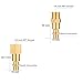 YELUN 1/4 Inch NPT Brass Female and male Air Hose Quick Connect Adapter,Industrial Solid Brass Air Hose Fittings Plug Kit,Air Compressor Fittings (Female and Male Plug 10 Piece)