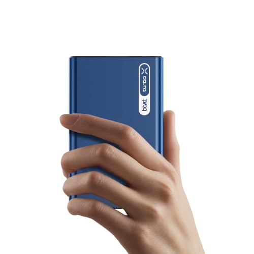 Image of boAt EnergyShroom PB665 Turbo X, 30000mAh Laptop Powerbank w / 65W Turbo Fast Charging, 100W high-Speed Cable. Compact, for MacBooks, laptops, iPhones, Android, Smartphones, Tablets (Navy Blue)