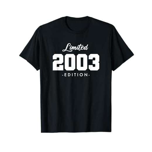 Retro 19 Años Nacido en 2003 Edición Limitada 19 Cumpleaños Camiseta