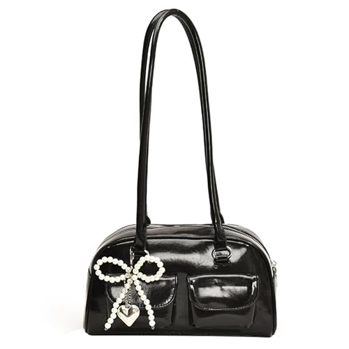 Sac à bandoulière Y2K compact en cuir synthétique pour ranger vos essentiels