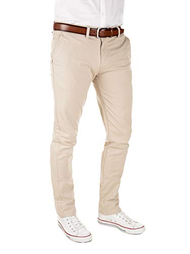 Yazubi Homme Pantalon Chino avec Ceinture Chino Coton Dustin Chino Homme Slim Garcon, Beige (Plaza Taupe 161105), W29/L30 - Image 5